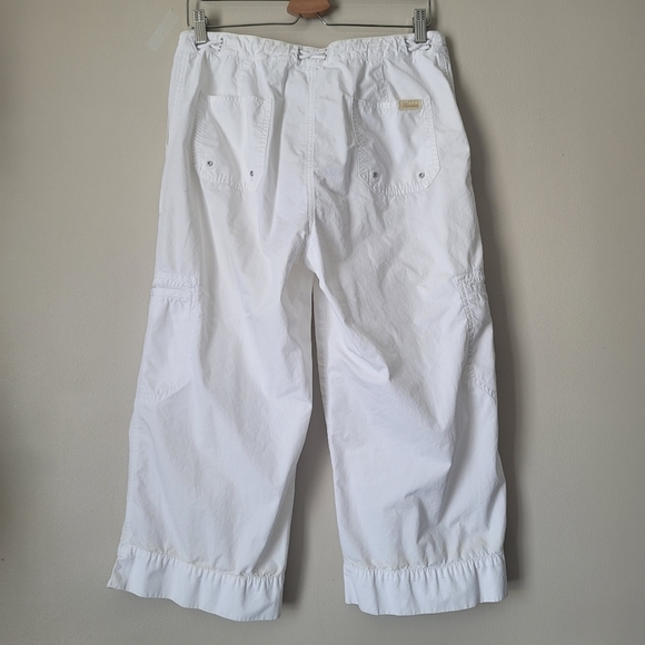 Lauren Ralph Lauren Wide Leg Cargo Capri Pants in White - Picture 13 of 16